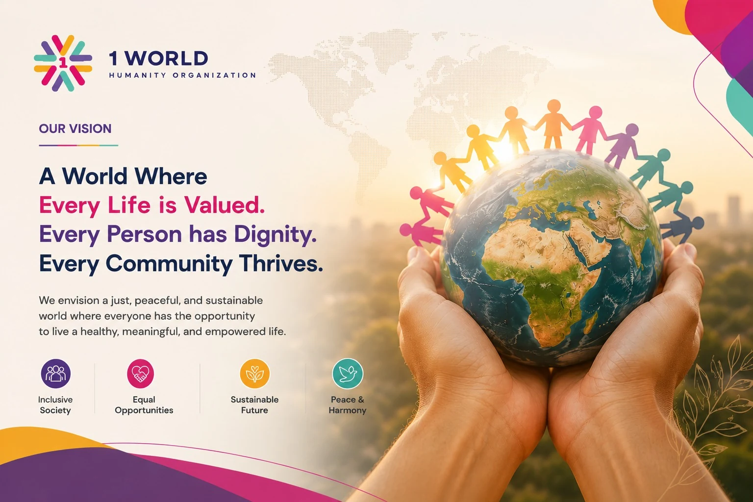 Vision placeholder showing compassionate care