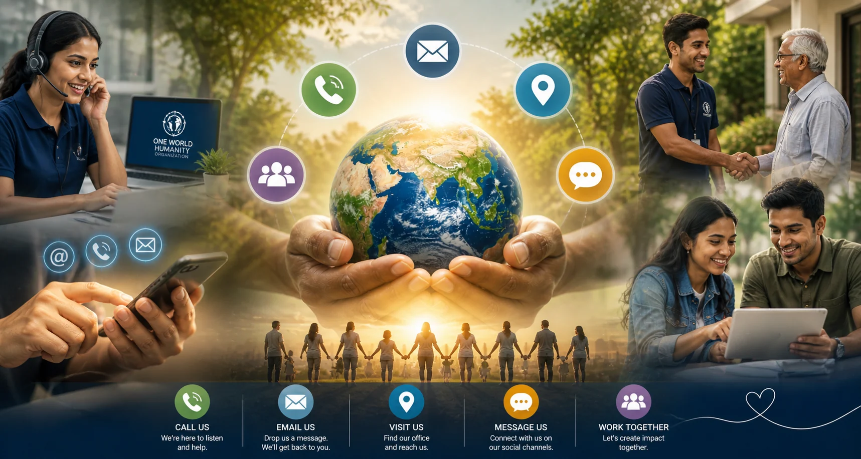 1 World Humanity Organization contact location
